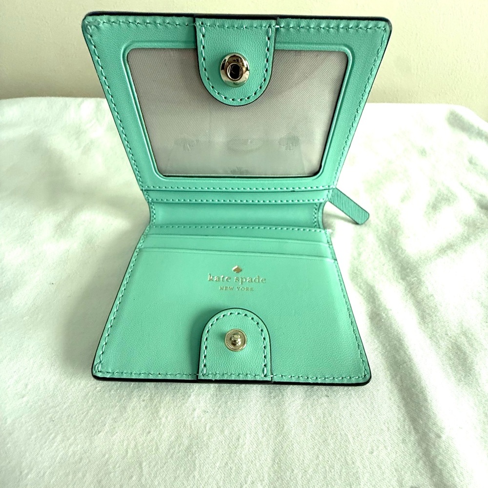 Kate Spade Aqua Small Bifold Wallet - Picture 4 of 4